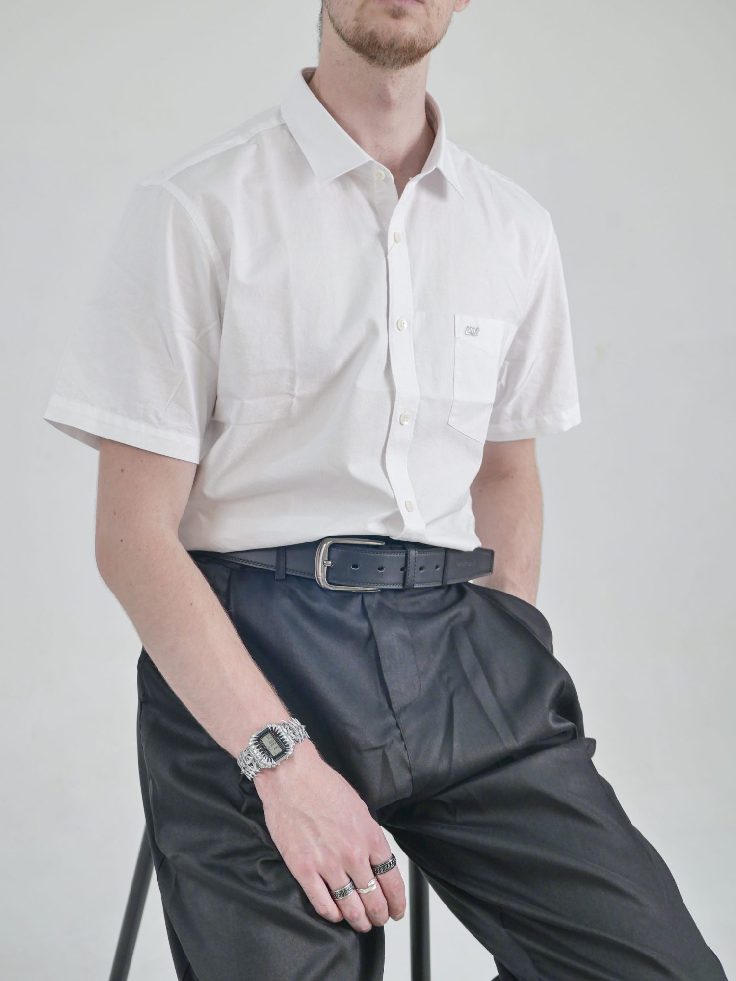Alternative view of Precision Cut Soft-Touch Oxford Shirt
