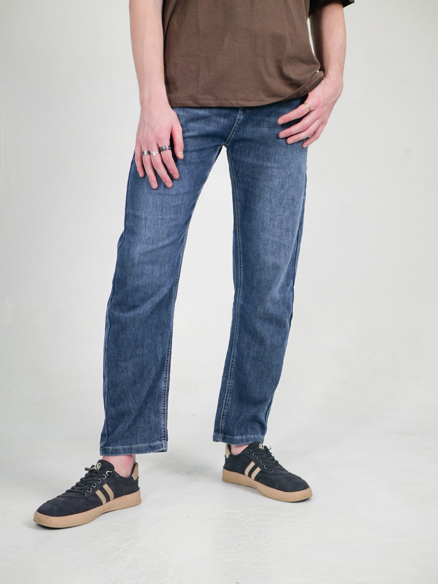 Alternative view of Thin Straight-Leg Jeans