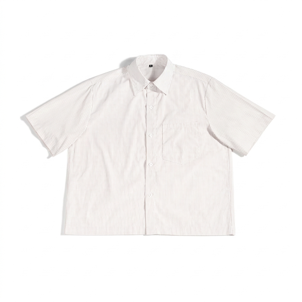 The Horizon Pinstripe Boxy Fit Shirt