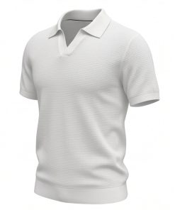 Seagull polo with linen-spun knit shirt - 图片 3
